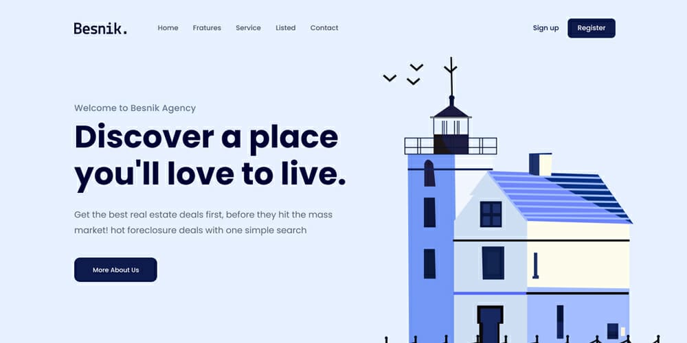 Real Estate Landing Page
