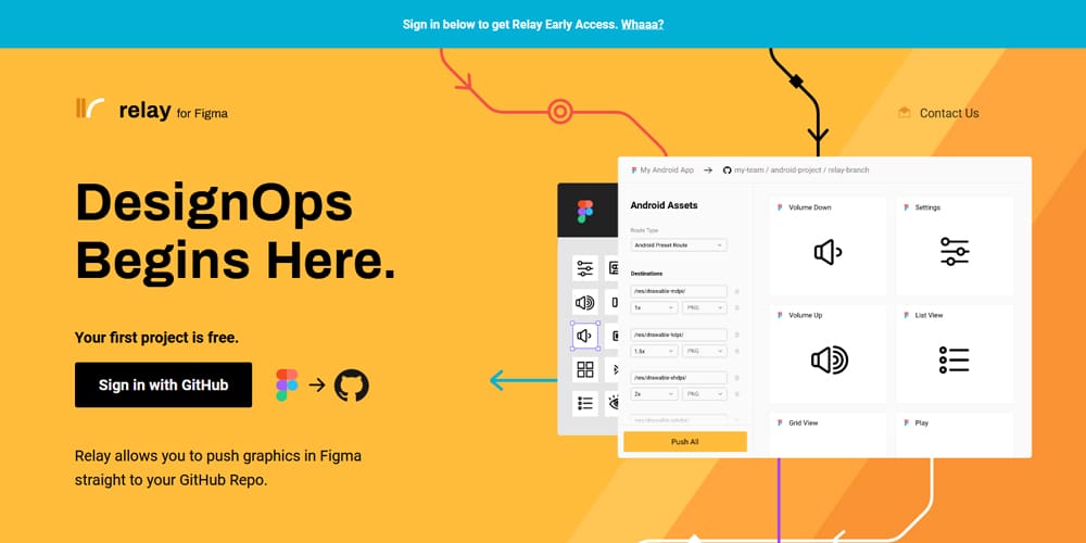 Version control Softwares for Designers 9 Relay for Figma
