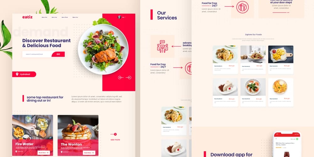 Restaurant Landing Page