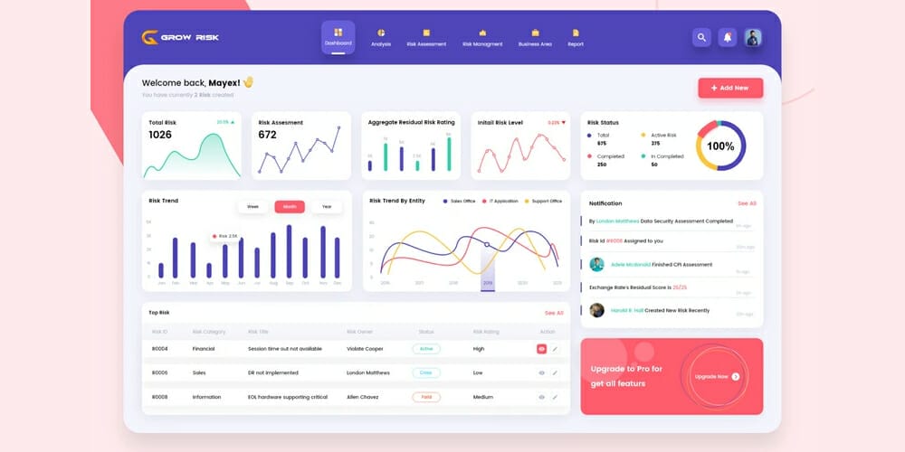 Risk Analysis Dashboard