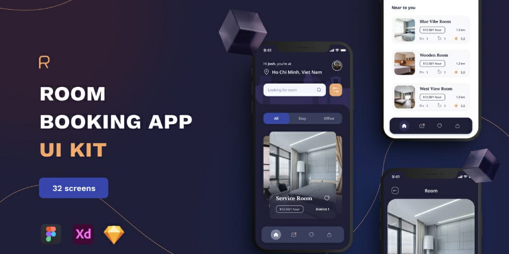 Room Booking App UI Kit