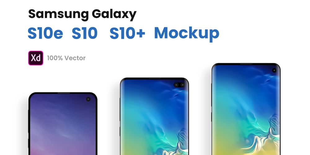 Samsung Galaxy S10 Mockup