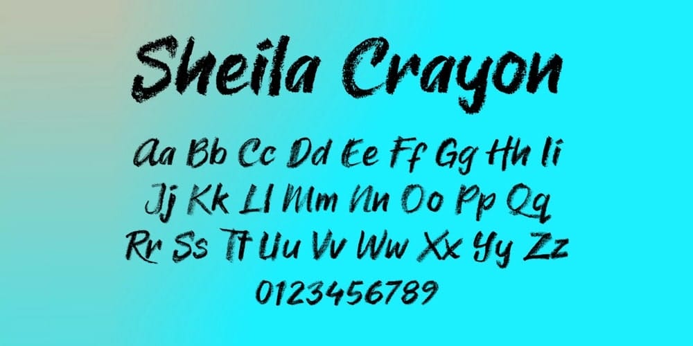 Sheila Crayon Font