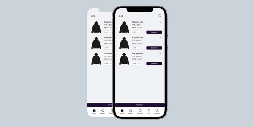Shop app UI Kit for iPhone 12 Pro