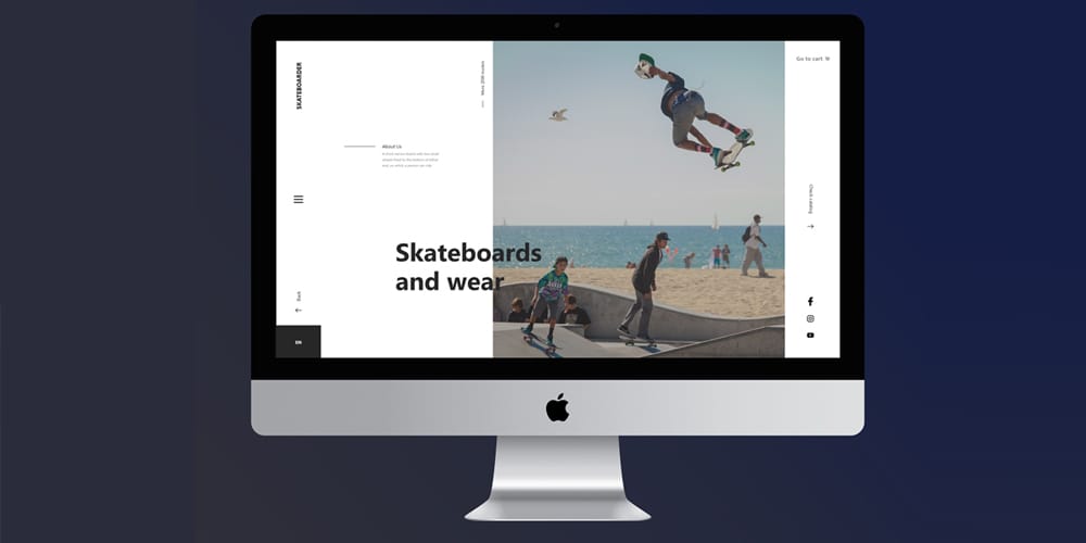Skateboarder UI Kit