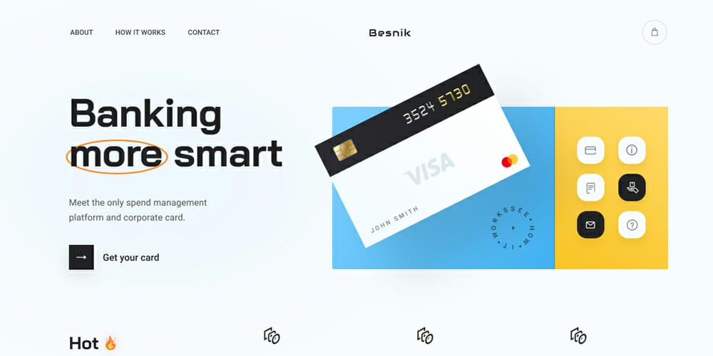 Smart Banking Landing Page