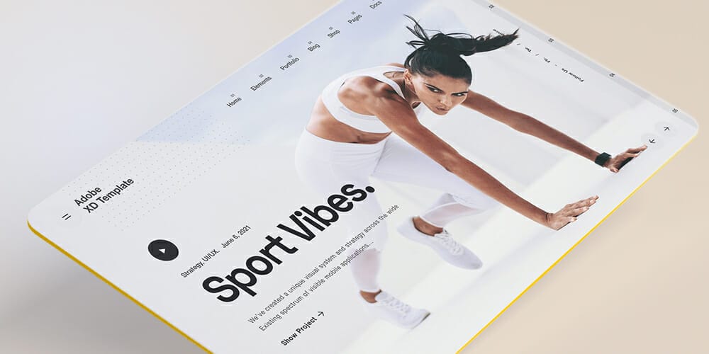 Sport Vibes Homepage Templates