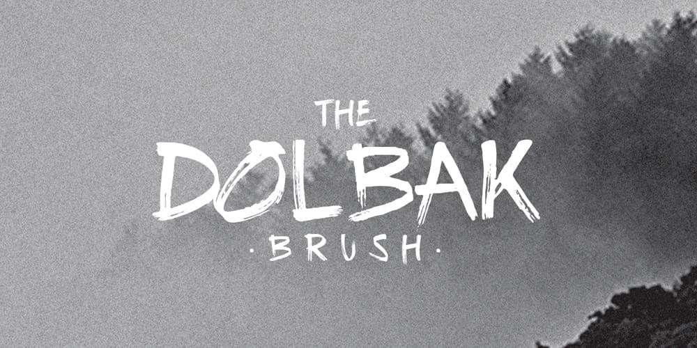 The Dolbak Brush Font