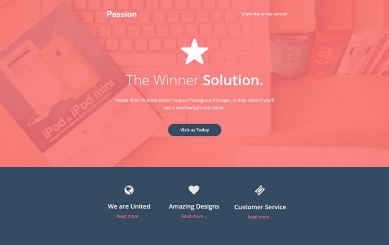 60 Responsive Html Email Newsletter Templates Css Author 60 Responsive Html Email Newsletter Templates Css Author