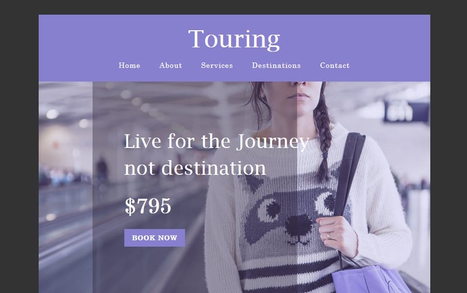 Touring a Newsletter Responsive Web Template