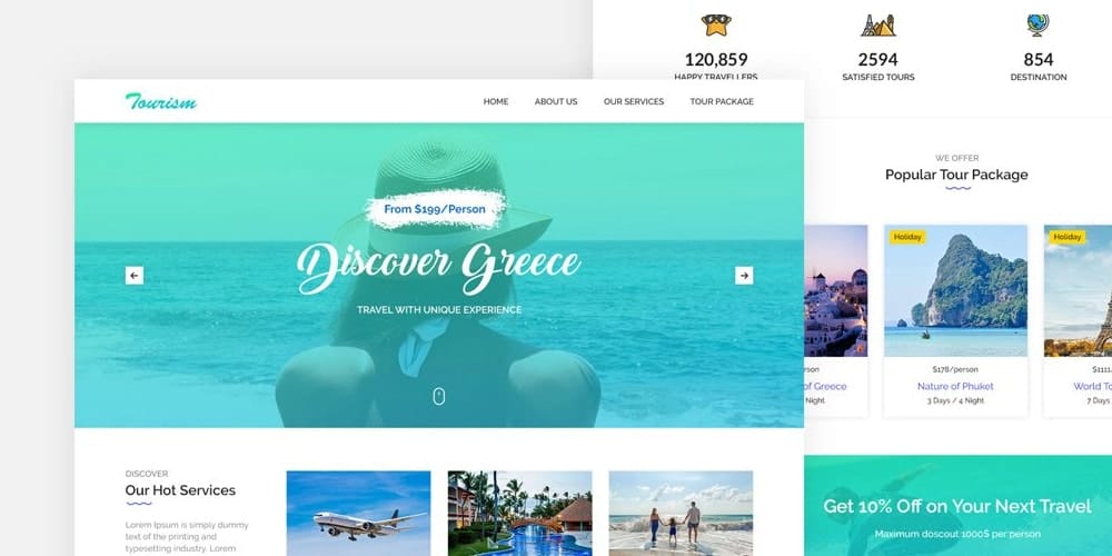 Travel Agency Landing Page 