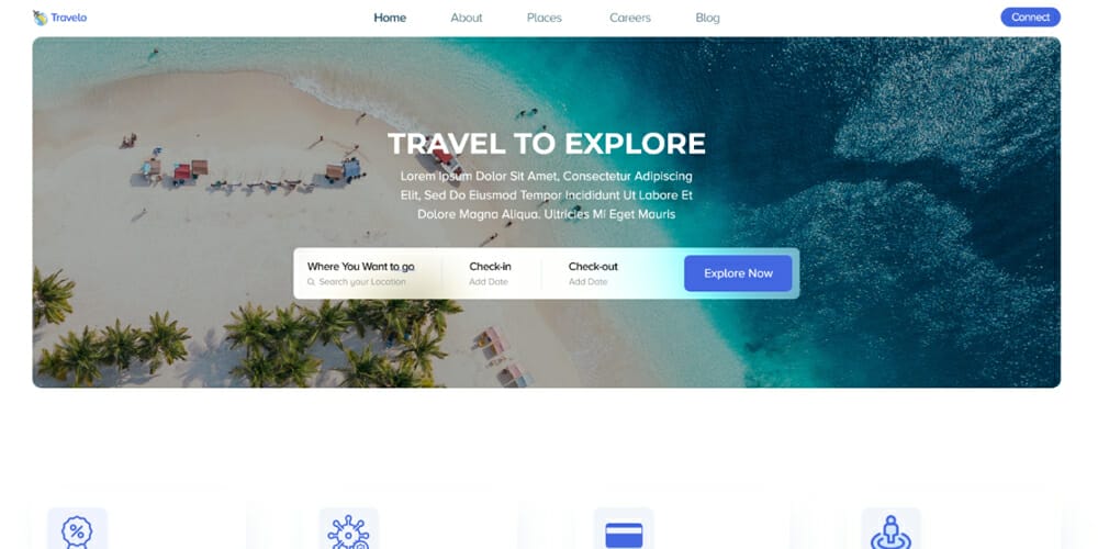 Travel Website Design