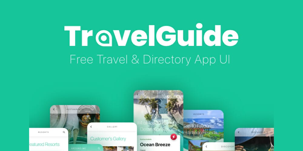 TravelGuide Travel and Directory App UI Kit