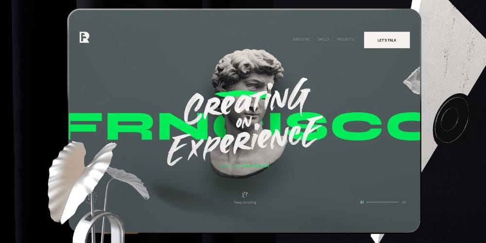 UI Interactive Portfolio Template