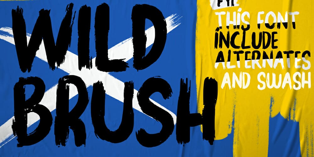 Wild Brush Font