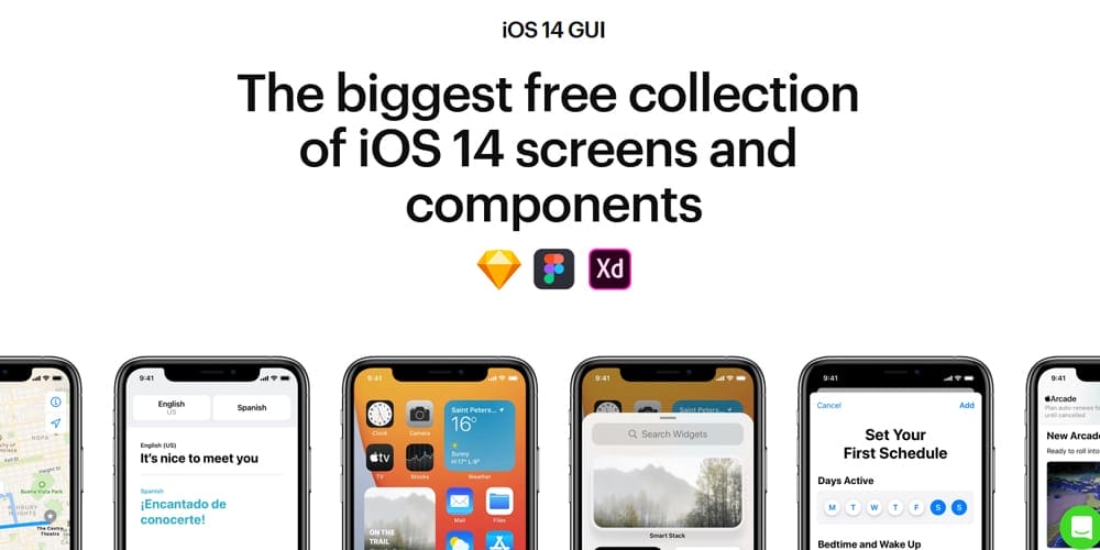 iOS 14 GUI Kit