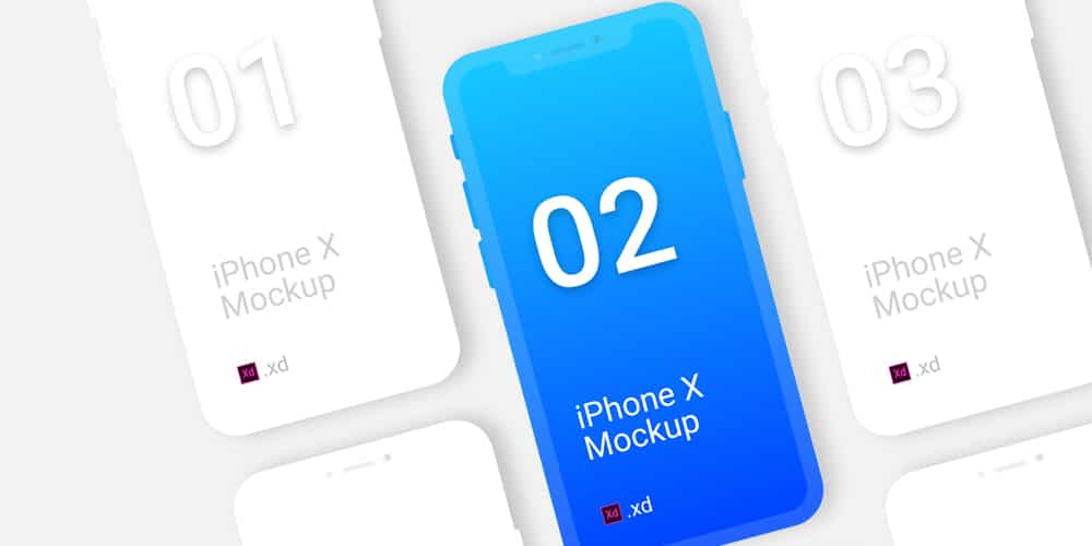 iPhone X Clay Mockup