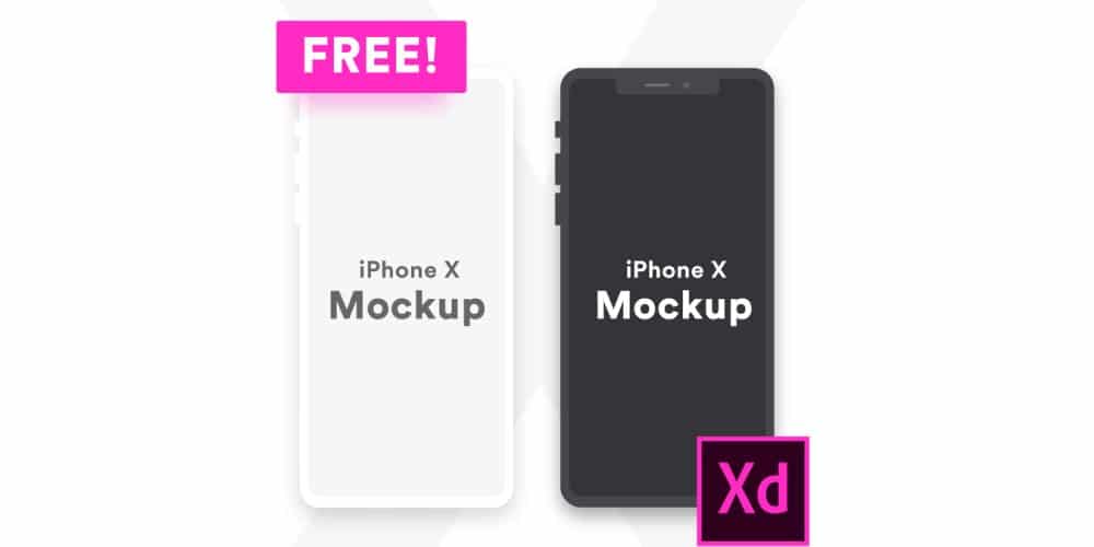 iPhone X Clay Mockup