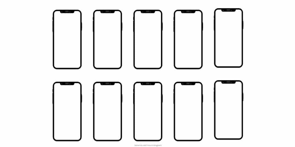 iPhoneX Mockup Templates