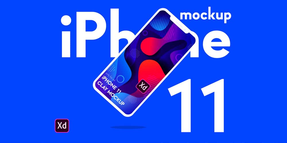 iphone 11 Clay Mockup 