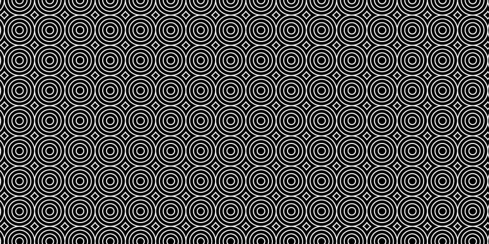 Abstract Circle Diamond Seamless Pattern