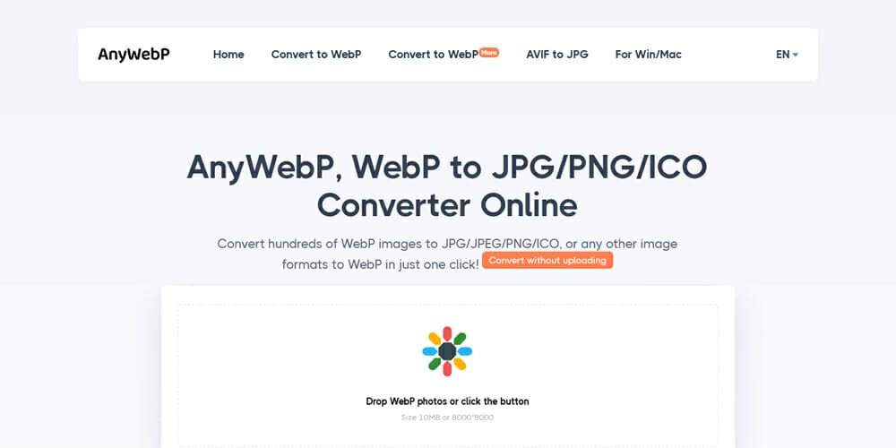 The Best Image Optimization Tools 33 AnyWebP