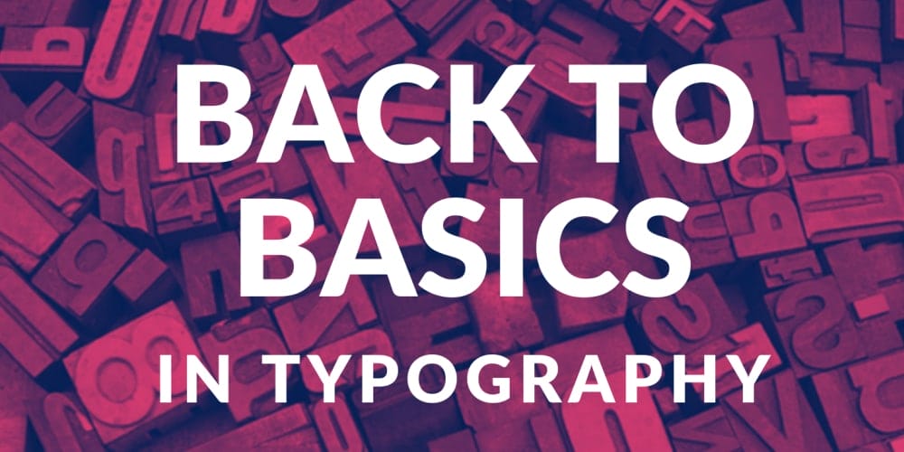 Best Free Typography Books 15 Back to Basics in Typography