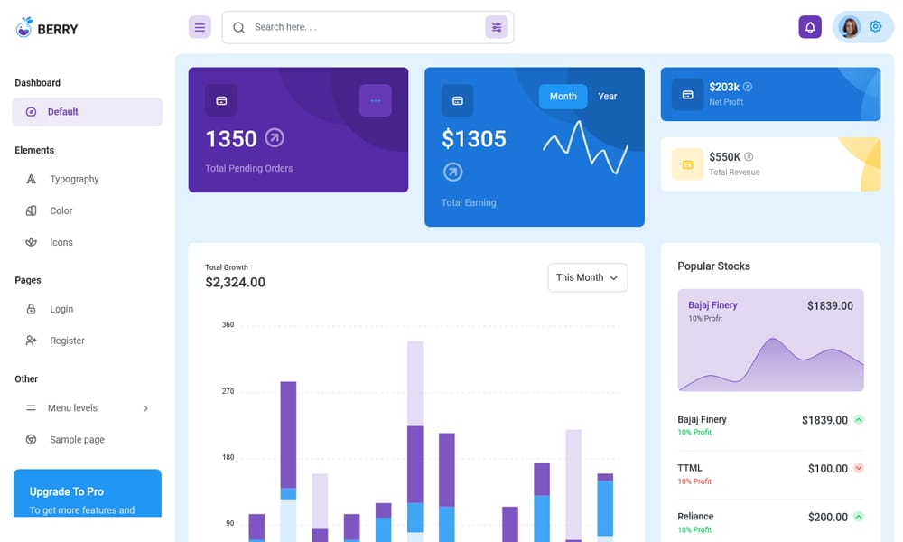 Berry Bootstrap 5 Admin Template