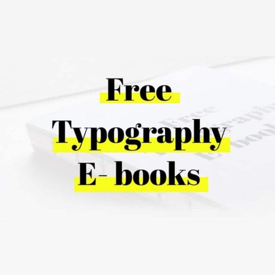 Best Free Typography Books 1