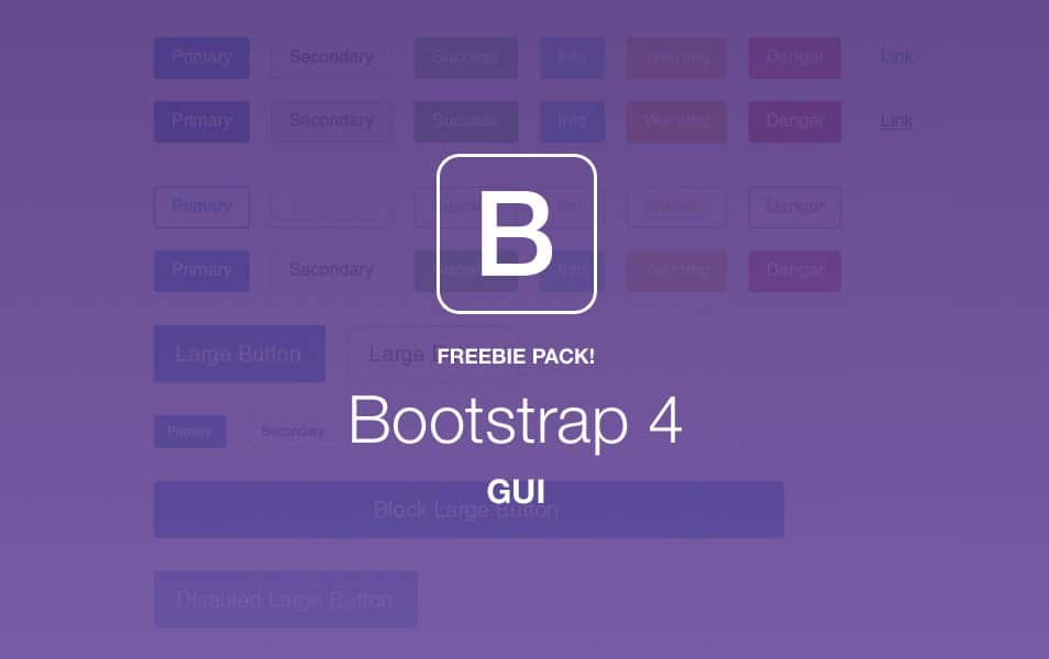 Bootstrap 4 GUI