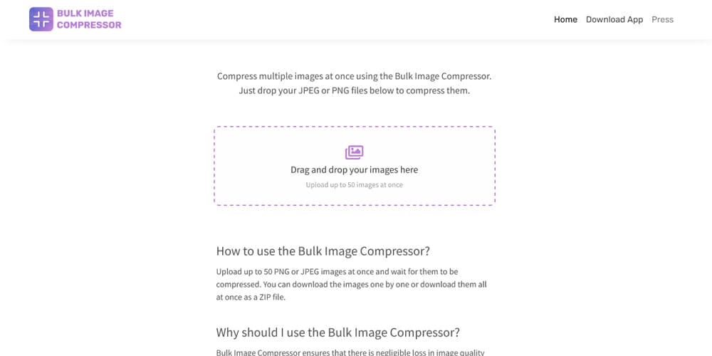 Bulk Image Compressor