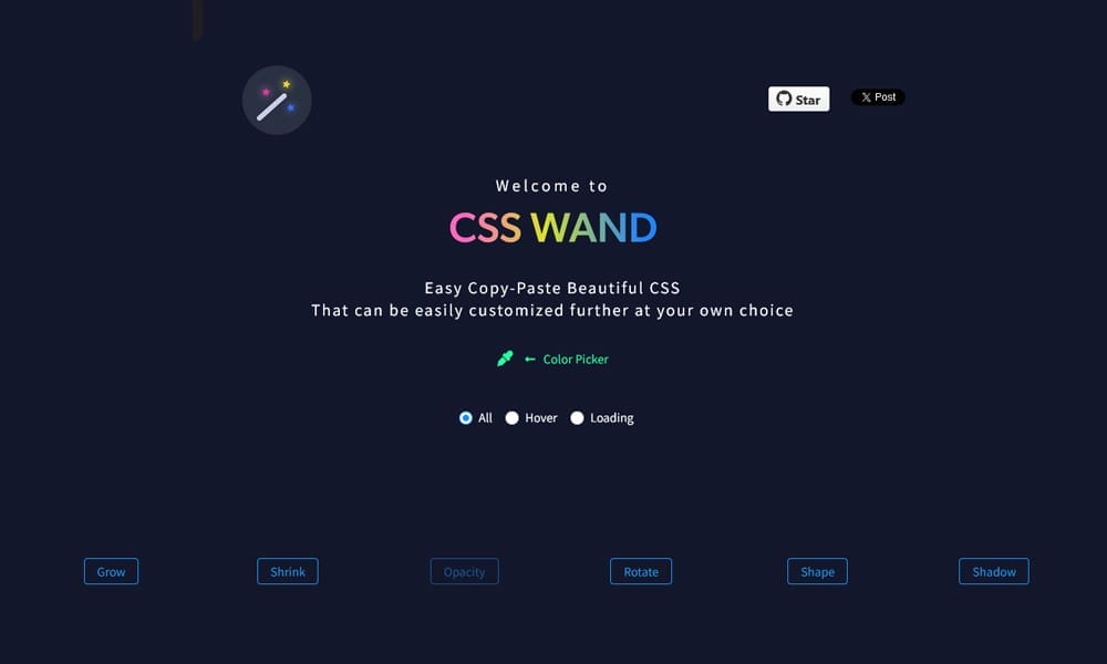 CSS Wand