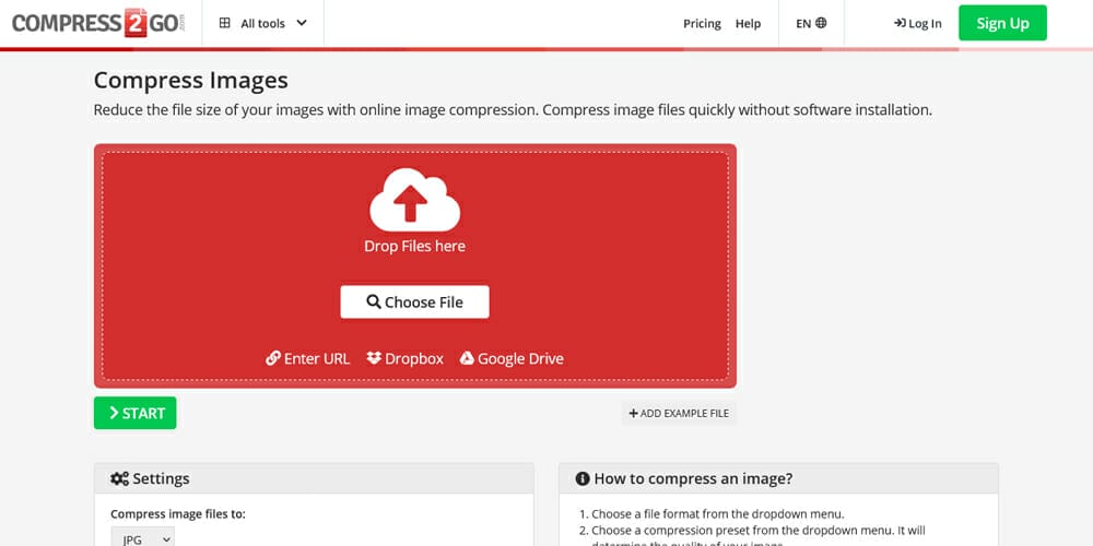 The Best Image Optimization Tools 65 Compress2go
