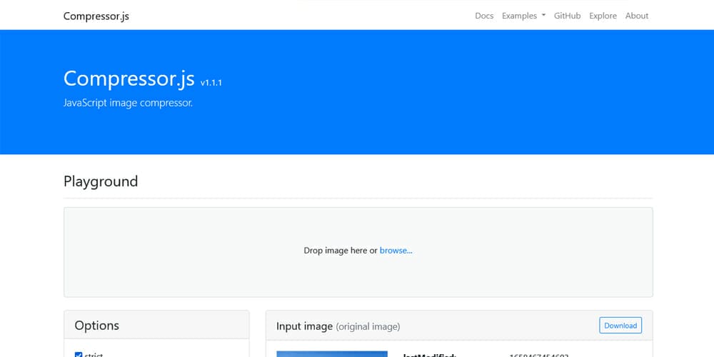 The Best Image Optimization Tools 35 Compressor.js