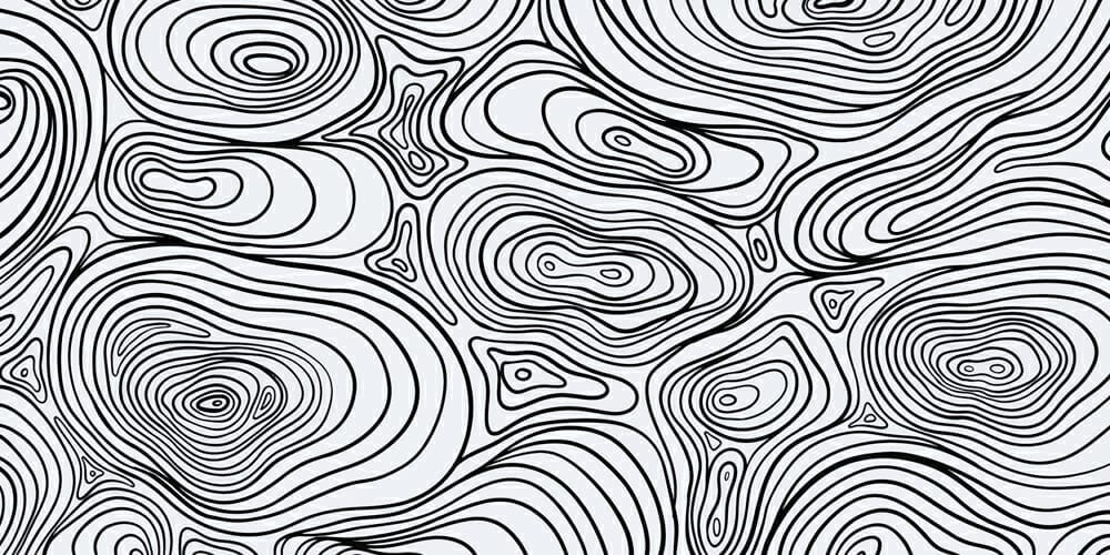 Contour Map Pattern