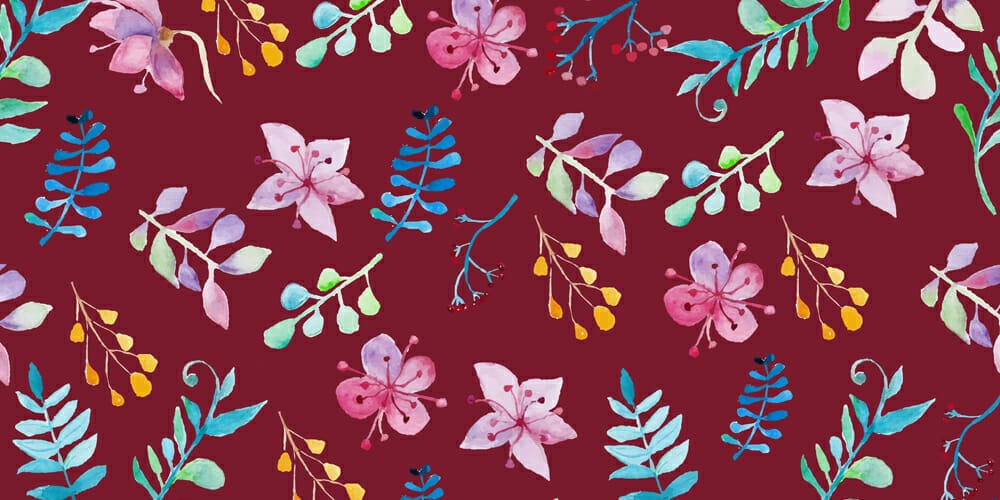 Floral Watercolor Patterns