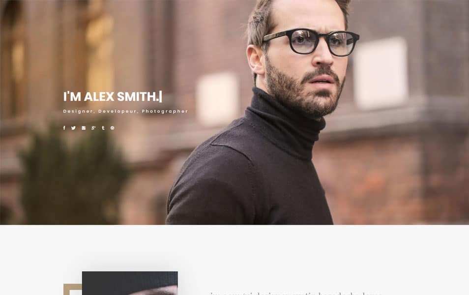 Folio Bootstrap Portfolio Template