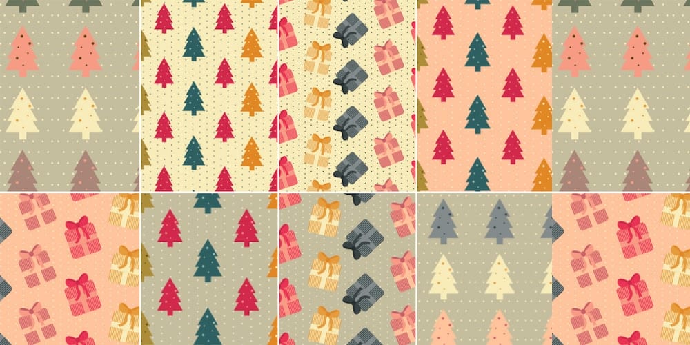 Free Colorful Christmas Patterns