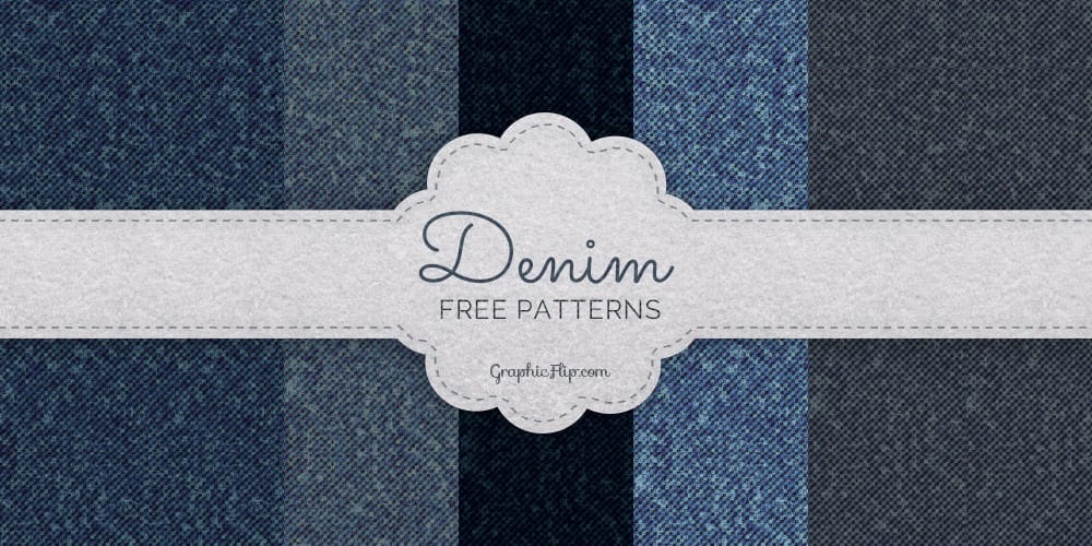 Free Seamless Denim Texture Patterns 