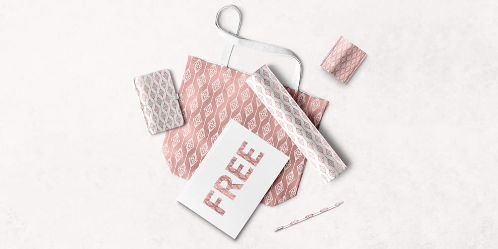 Geometric Rosegold Pattern