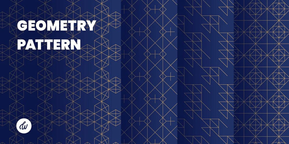 Geometric Simple Line Pattern