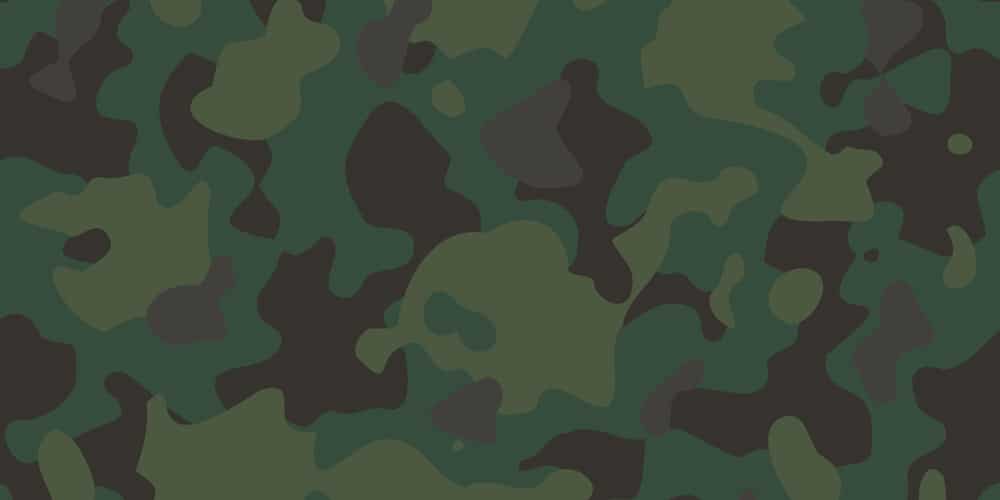 Green Forest Vector Camouflage Pattern