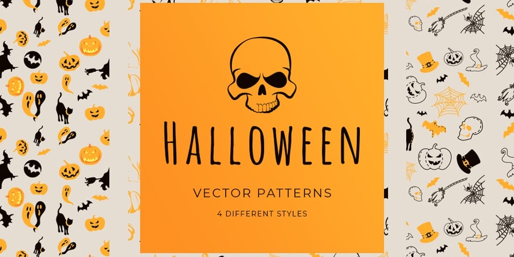 Halloween Seamless Patterns