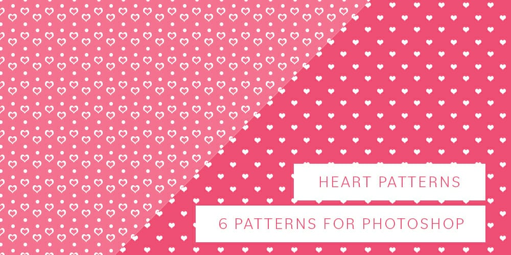 Heart Patterns for Photoshop