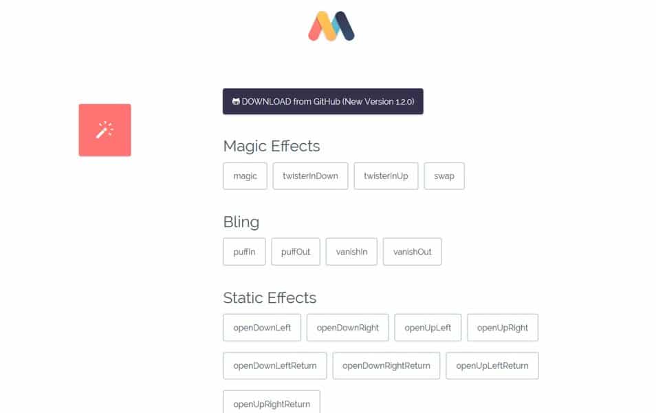 25+ CSS Animation Libraries 2022 20 Magic CSS