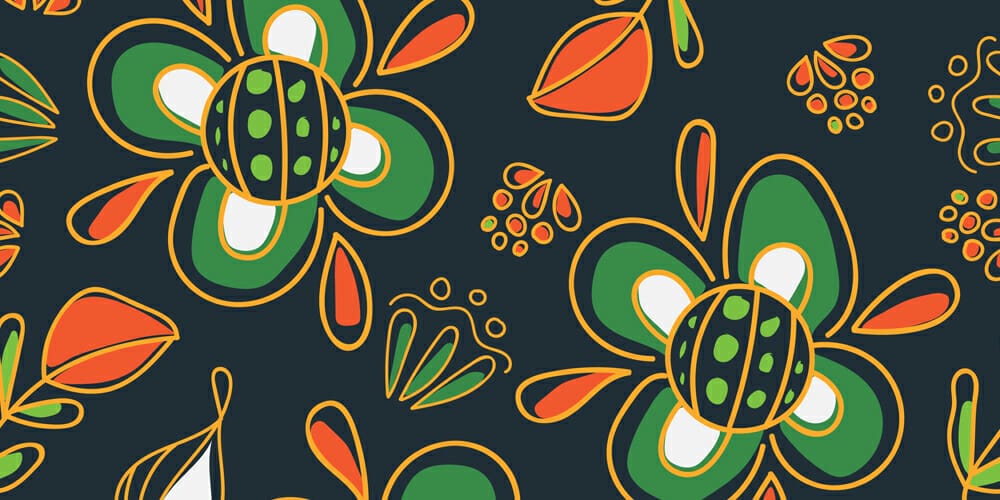 Minimal Floral Patterns