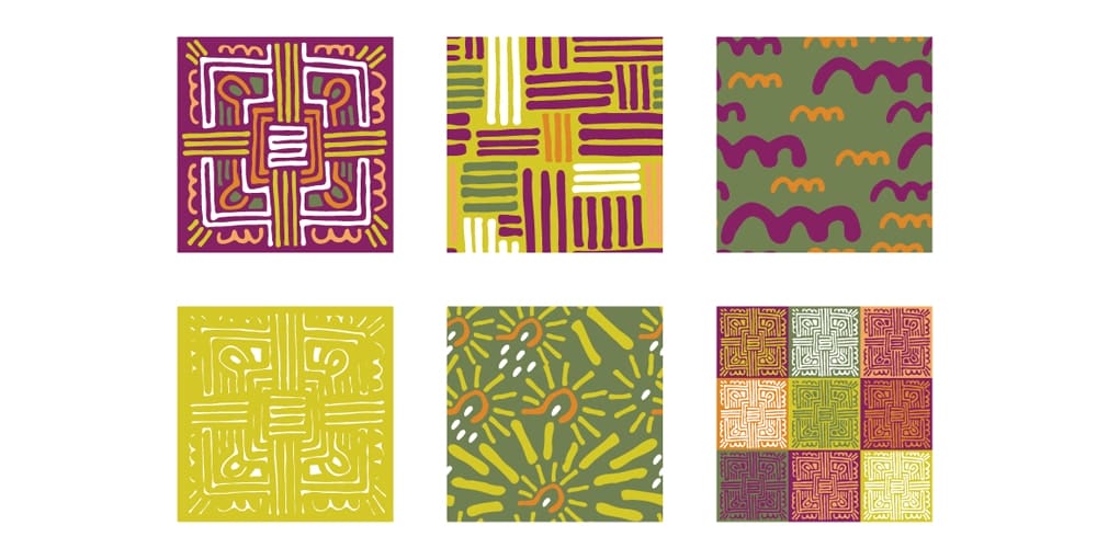 Modern Tile Seamless Patterns