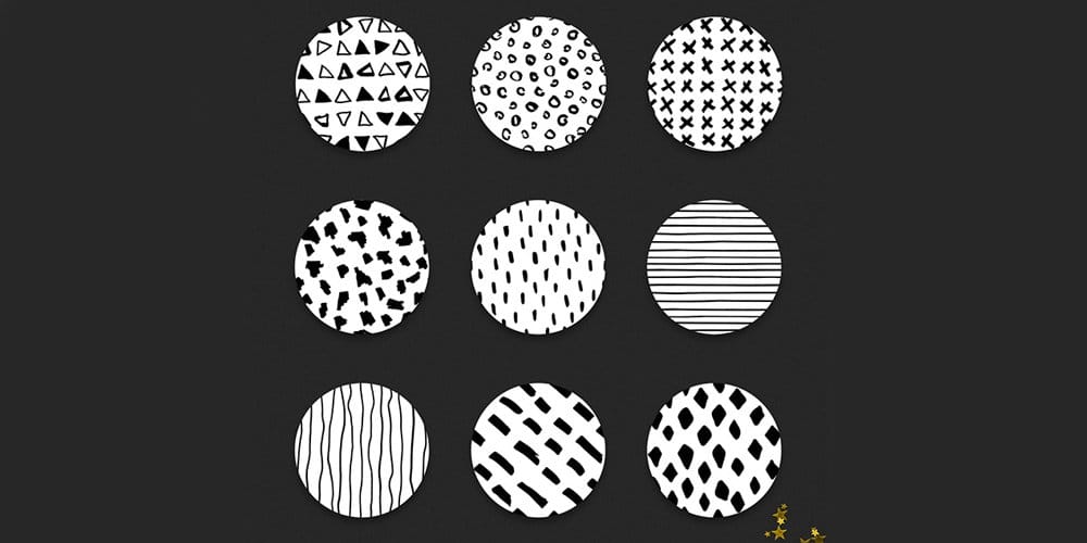 Monochrome Seamless Patterns