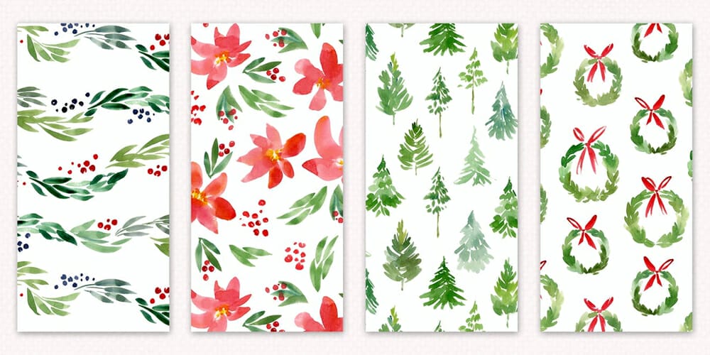 Seamless Christmas Patterns