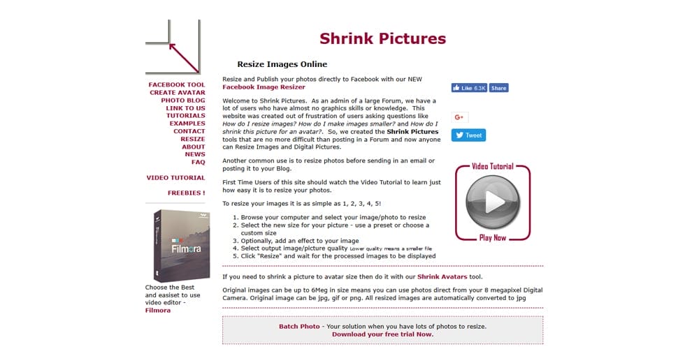 Shrink Pictures Online Image Optimizer Tool
